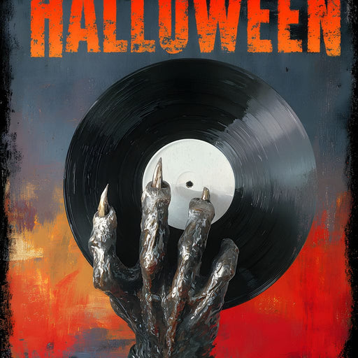 Halloween Monster Vinyl Vibes Canvas Print