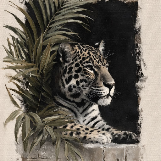 Silent Watcher at Stone Edge Canvas Print
