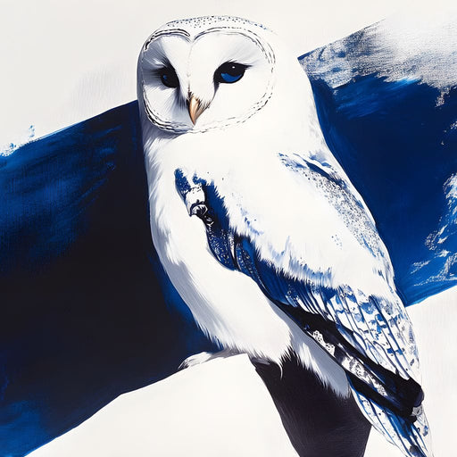 Owl Of The Celestial Night Canvas Print