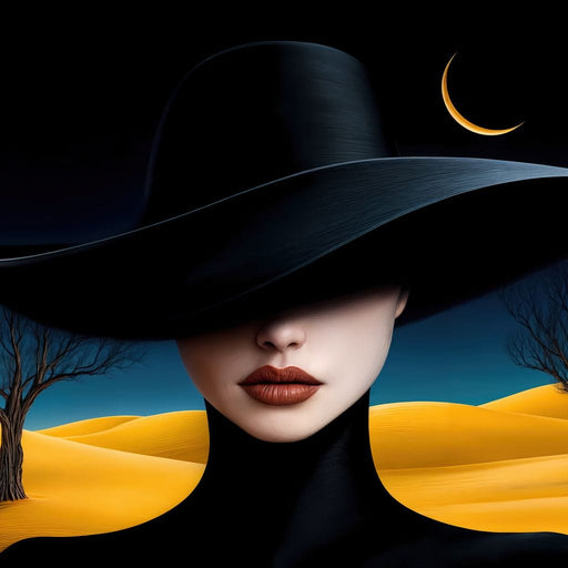 Enigmatic Beauty - TooplesArt Canvas Print