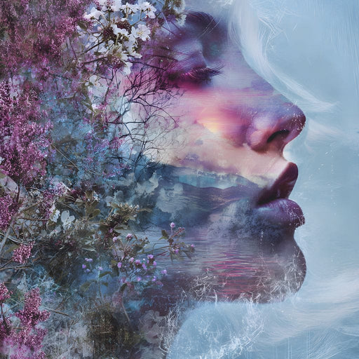 Dreamflower Portrait Awakening Canvas Print