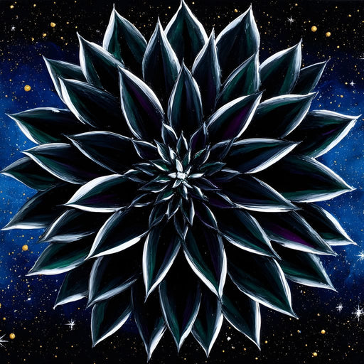 Stellar Petal Illumination Canvas Print