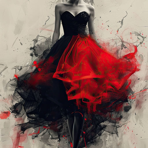 Flame of the Midnight Dance Canvas Print