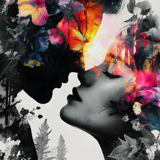 Floral Kiss of Dawnfire Canvas Print