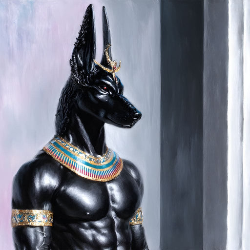Anubis Guardian of the Pharaoh B Canvas Print
