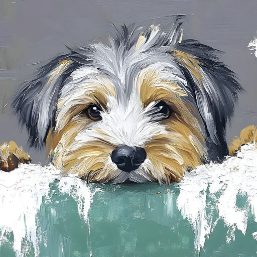 Puppy Yorkshire Dreams Canvas Print