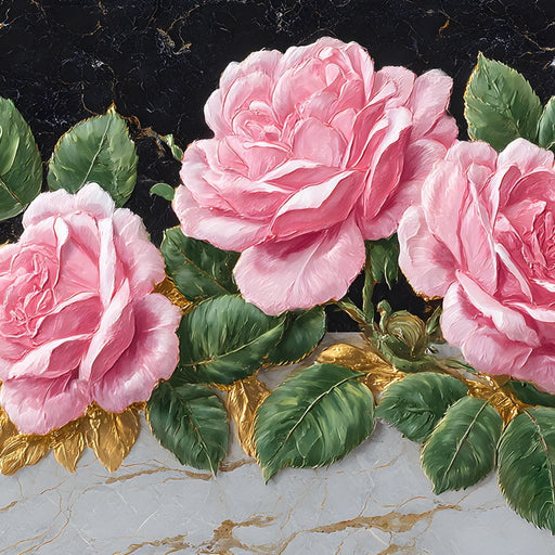 Petal Elegance Radiance Canvas Print