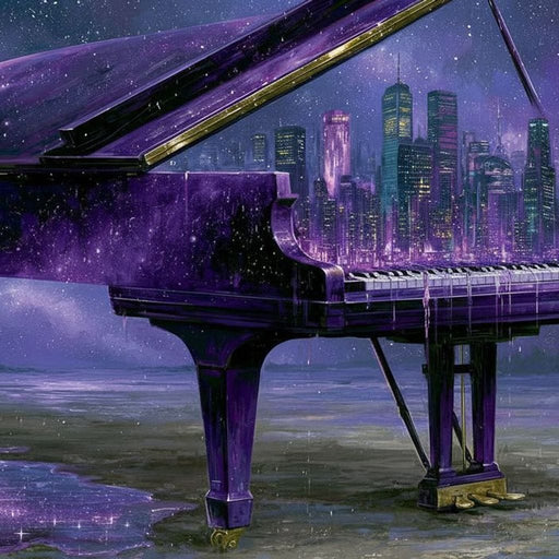 Melodies Melting Into The Night Sky Canvas Print