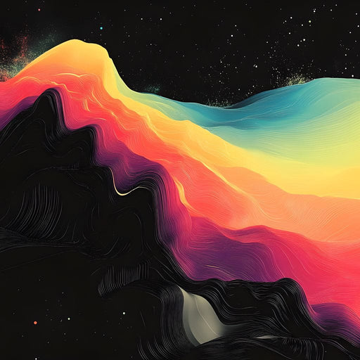 Transcendent Color Waves Canvas Print