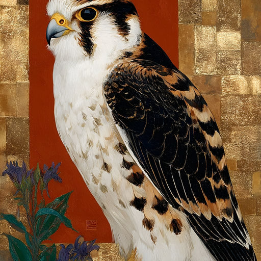 Golden Falcon Majesty Canvas Print