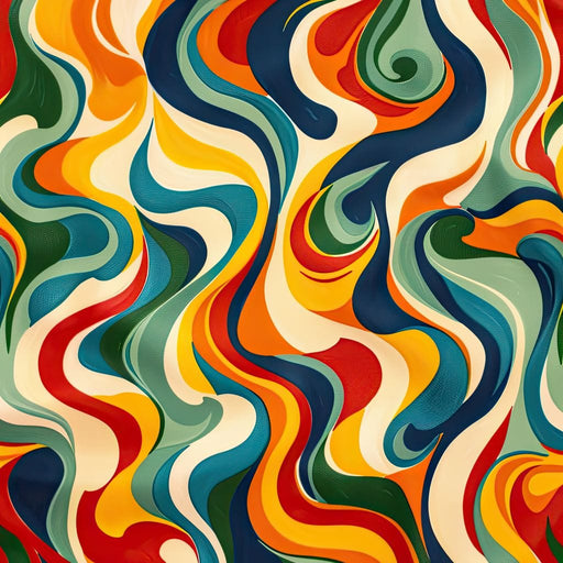 Vibrant Harmony Flow Canvas Print