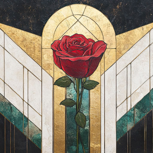 Golden Rose Radiance Reverie Canvas Print