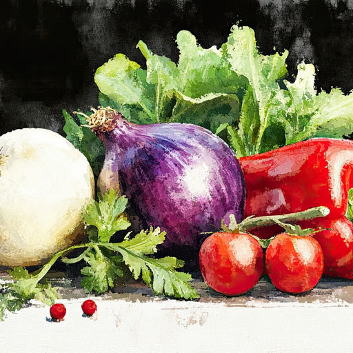 Harvest Harmony Still Life Canvas Print