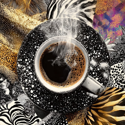 Cosmic Coffee Safari Dream Canvas Print