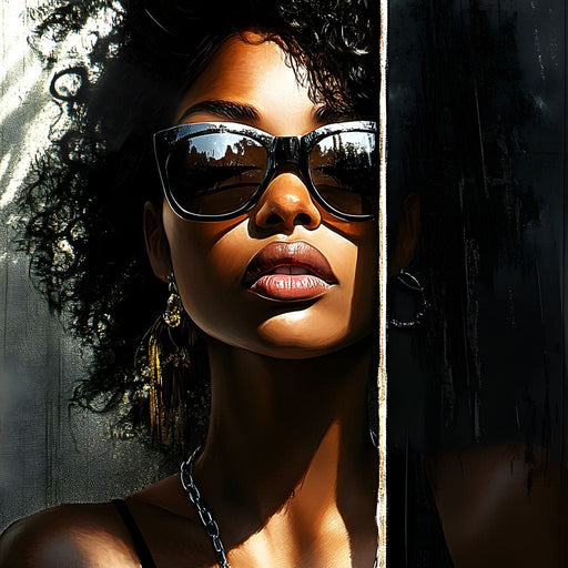 Sunlit Shadows Essence Canvas Print