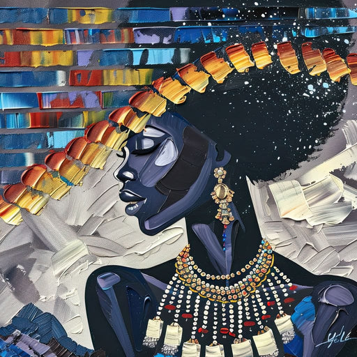 Starry Night Silhouette - Sakeem Gibbs Canvas Print