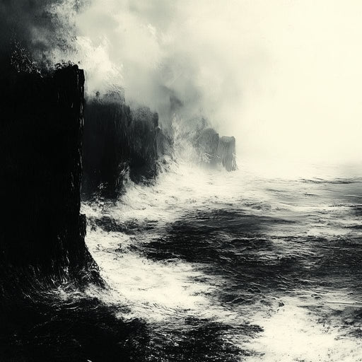 Black Shores - David Drake Canvas Print