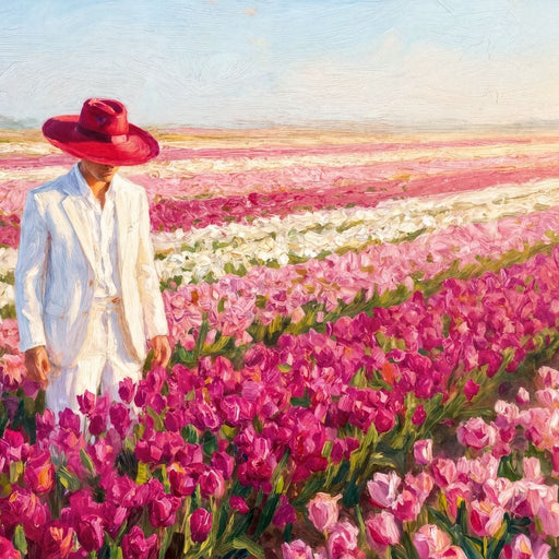 The Quiet Walk Through Spring - TooplesArt Canvas Print