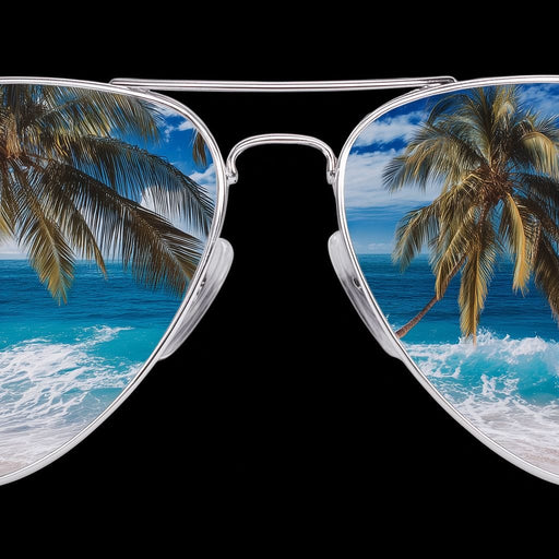 Tropical Seaside Aviators View Canvas Print