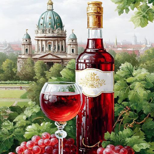 Vineyard Elegance by the Dome Canvas Print