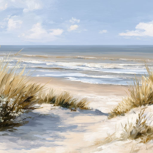 Coastal Dunes Ocean Breeze Canvas Print