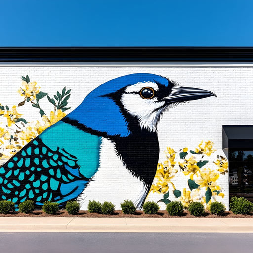 Street Art - Bluebird Dreams Canvas Print