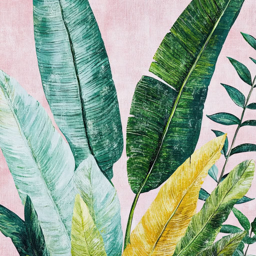 Tropical Leaf Harmony Canvas Print