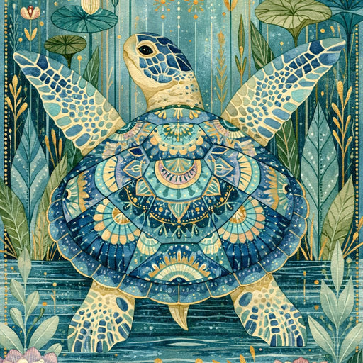Sacred Traveler Of The Golden Waters Canvas Print