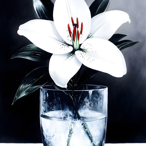 Eternal Blossom Reflection Canvas Print