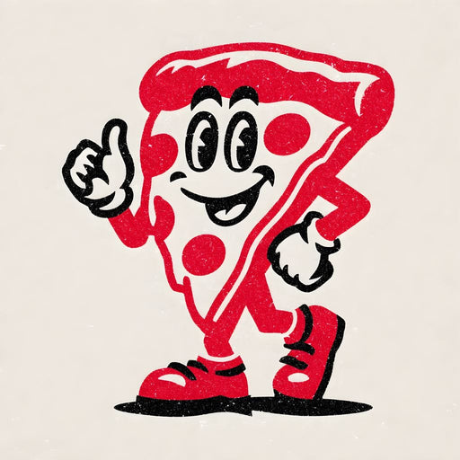 Pizza Joyful Delight Slice Canvas Print