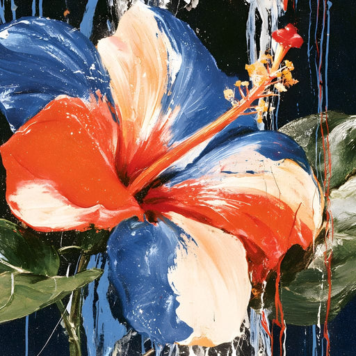 Falling Petals Of Heavy Rain Canvas Print