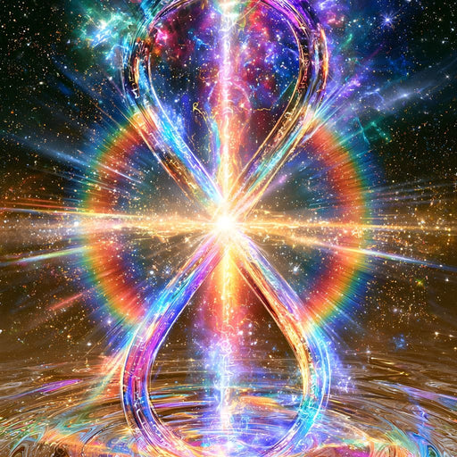 Infinite Echoes Of Celestial Light Canvas Print
