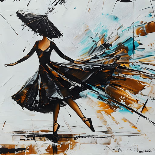 Dance of Modern Euphoria Canvas Print