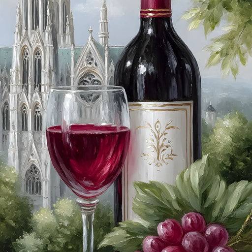 Cathedral Vines Vintage Elegance Canvas Print