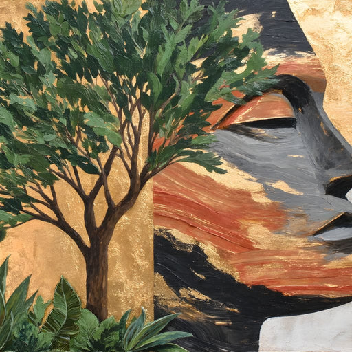 Nature's Tranquil Reflection Canvas Print