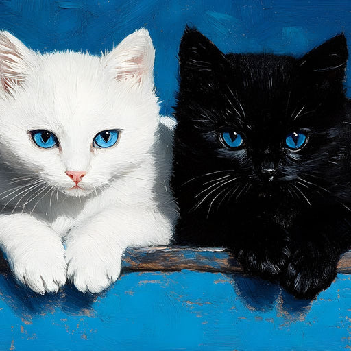 Eyes of Feline Wonder Canvas Print