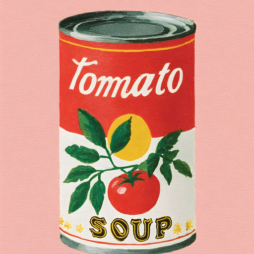 Vintage Tomato Soup Pop Icon Canvas Print