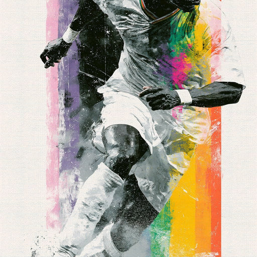 Victory Through The Vibrant Pitch Canvas Print