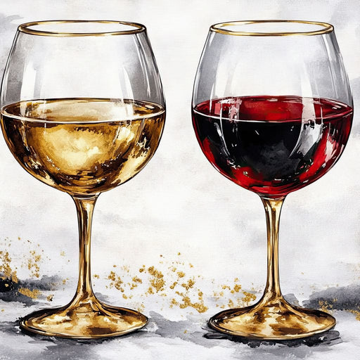 Red & White Wine Canvas Print