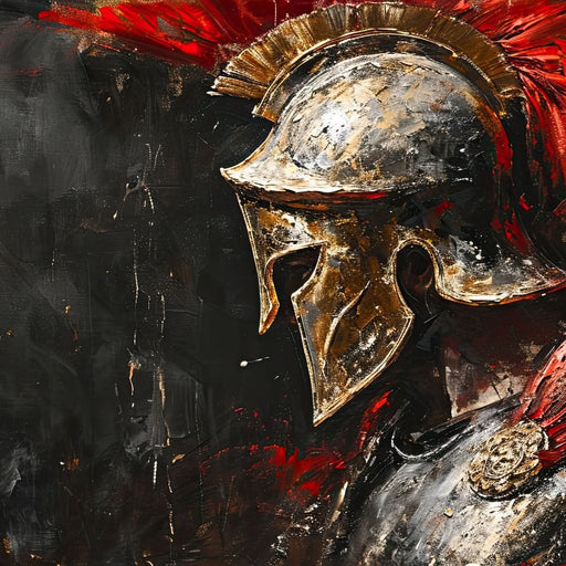 Hellenic Guardian in Twilight Canvas Print