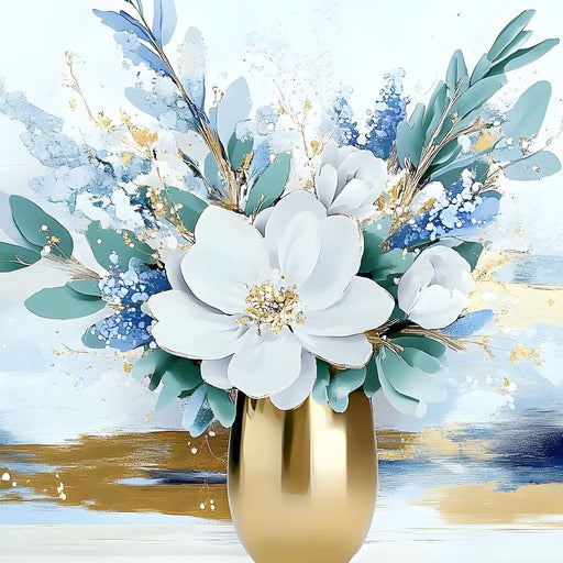 Golden Bouquet Dreamscape Canvas Print