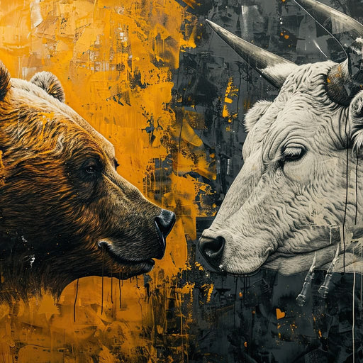 Bear & Bull Majestic Beast Enchantment Canvas Print