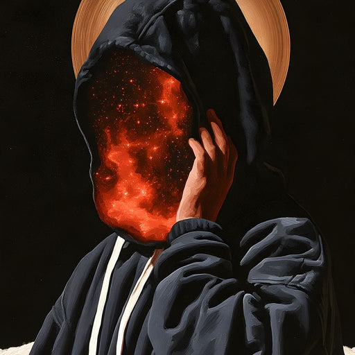 The Silent Observer Of Galactic Dust Canvas Print