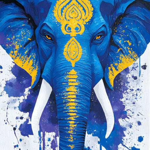 Ganesha Majestic Elephant Spirit Canvas Print