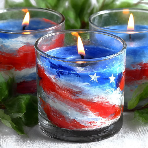 Patriotic Flame Essence Canvas Print