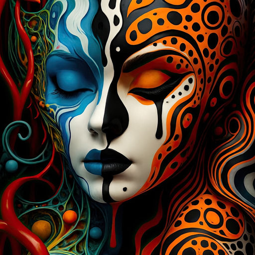 Fire and Ice - TooplesArt Canvas Print