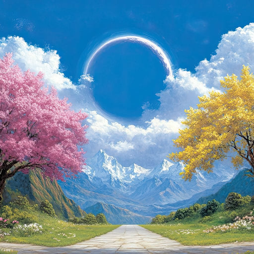 Rainbow Valley Tranquility Canvas Print