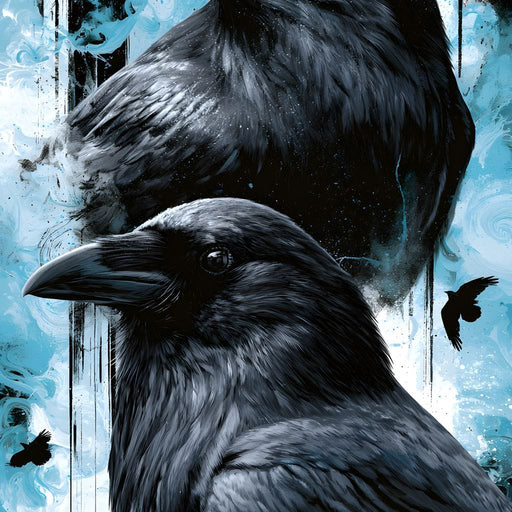 Silent Ravens Watchers Of The Cold Canvas Print
