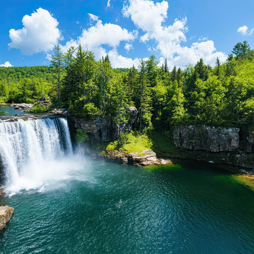 Whispering Falls Serenity Canvas Print