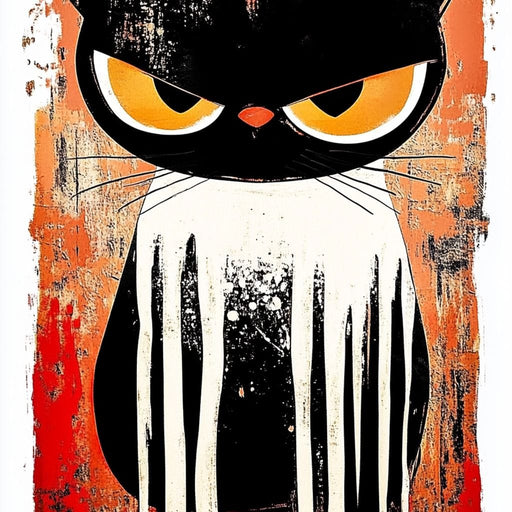 Ferocious Feline Enigma Canvas Print